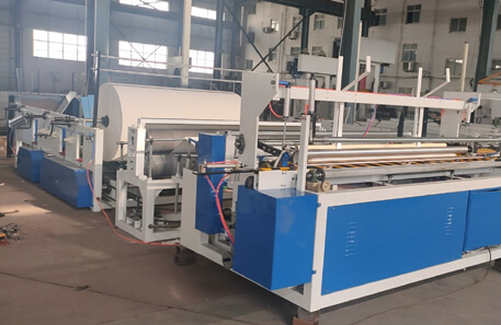 fully automatic with core toilet paper rewinding machine