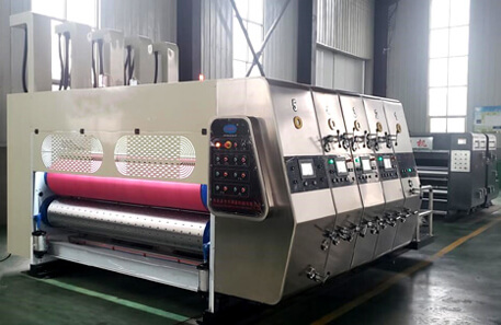 High speed flexo printer slotter rotary die cutter machine