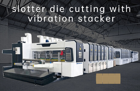 Automatic flexo Color Printing and Die-cutting Machine With  Slotter and Stacker