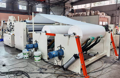 automatic production line laminating kitchen roll towel paper glue machine