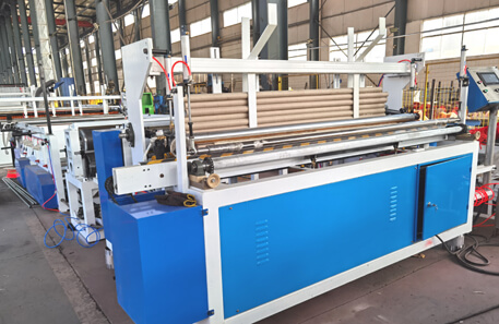 fully automatic embossing rewinding toilet paper roll manufacturing machine for sale
