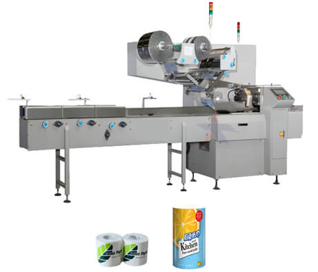 High Speed Individual Package Toilet Paper Roll Production Line