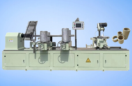 Cardboard Paper Tube Rolling Machine With Automatic Cutting Machine