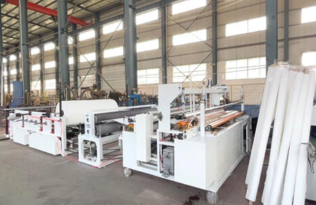 small toilet paper rewinding making packaging machine price