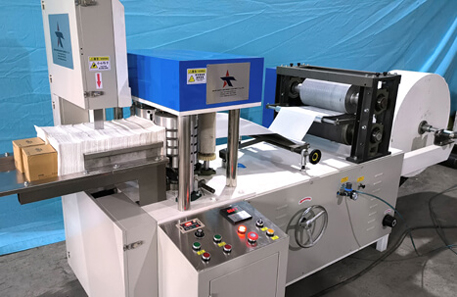 Automatic Serviette Tissue Napkin Paper Making Machine Complete Line