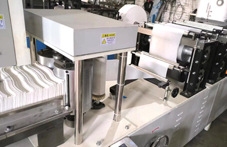 Single Color Tissue Napkin Paper Printing Folding Machine